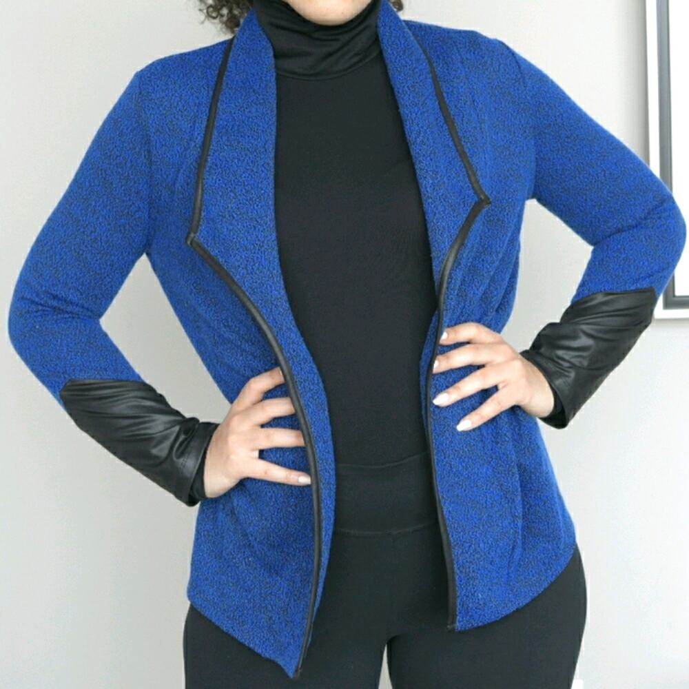 Women's Lightweight  Blue Blazer Medium